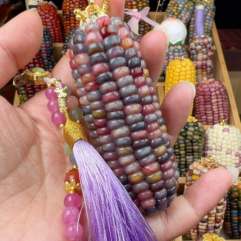 Jewel Corn DIY Charming Small Corn Ornament for Playful Fun