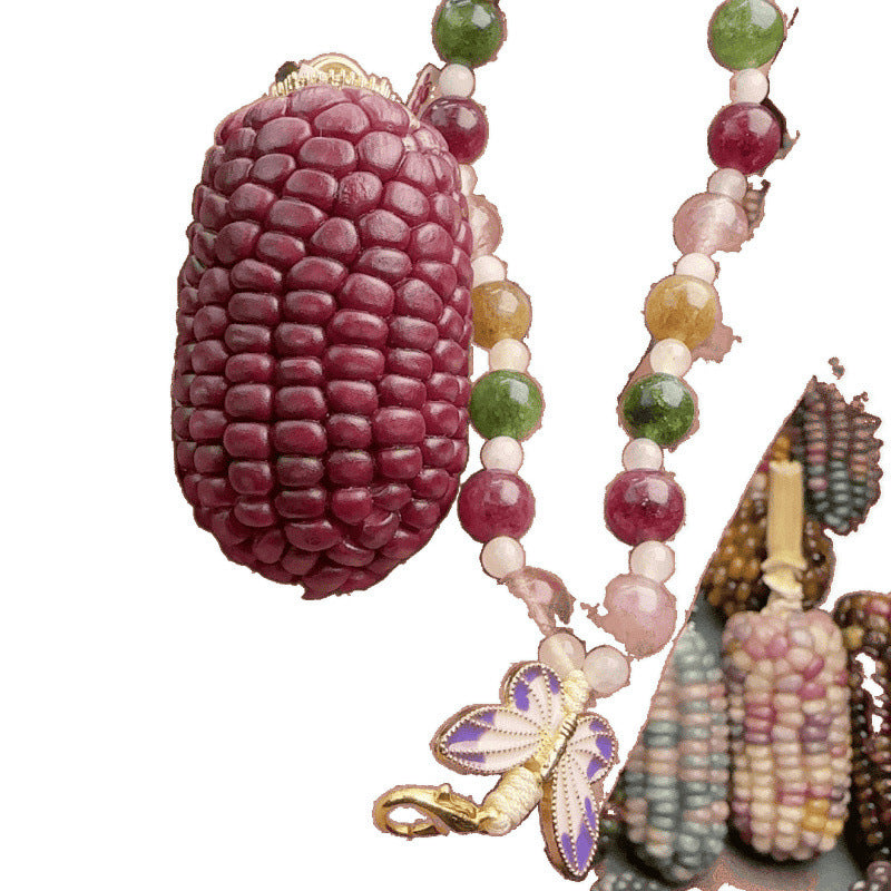 Jewel Corn DIY Charming Small Corn Ornament for Playful Fun