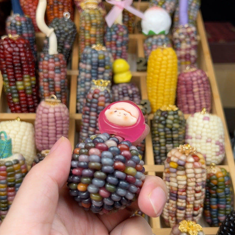 Jewel Corn DIY Charming Small Corn Ornament for Playful Fun
