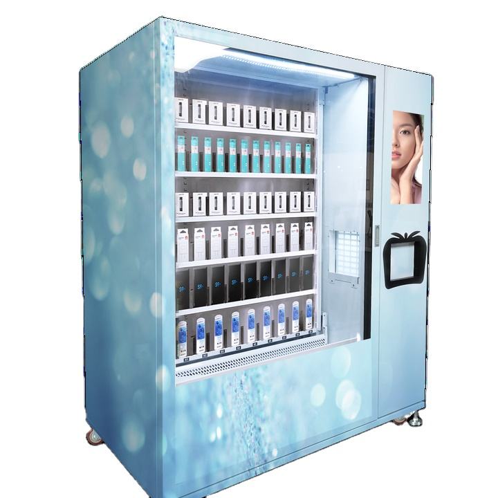 Écran tactile de 22 pouces pour les produits de soins des cheveux et de la peau avec ascenseur au milieu