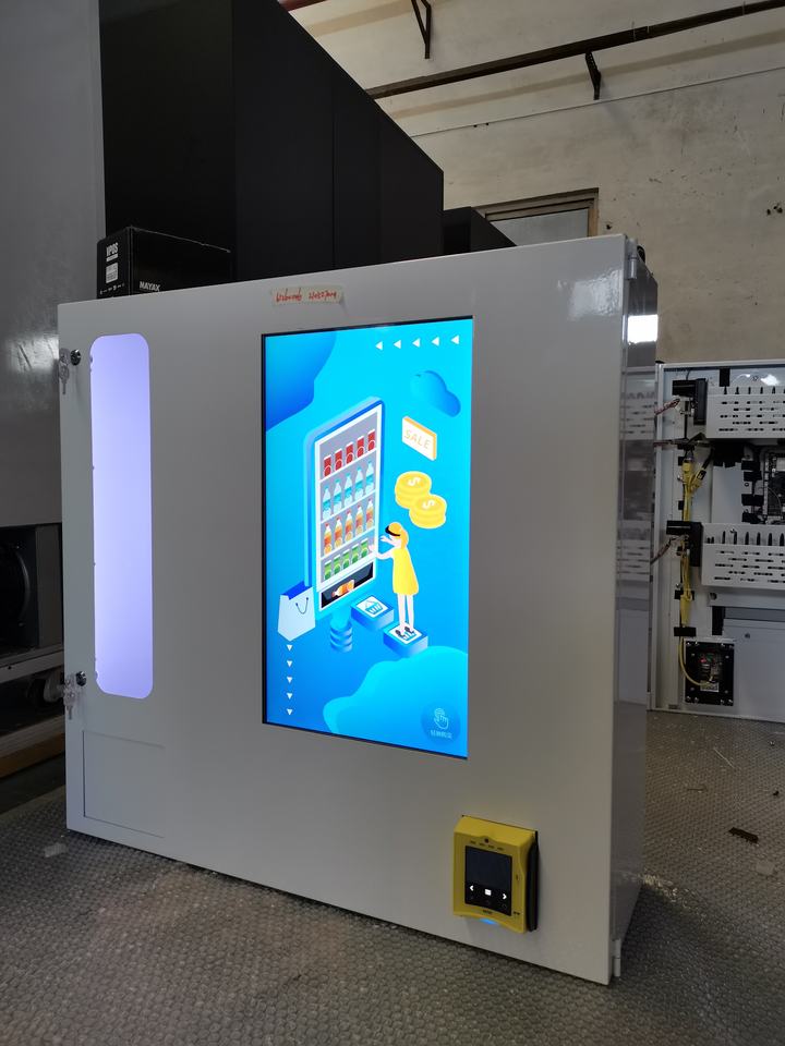 Petit distributeur automatique intelligent mural avec écran tactile 22 pouces 