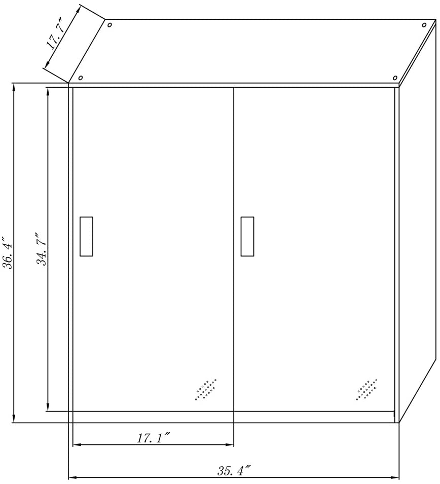 Small Office Metal Cabinet Locker with 3 Layer Each Door Storage for Cloth PC and Shoes,Changing Room Locker (2D)