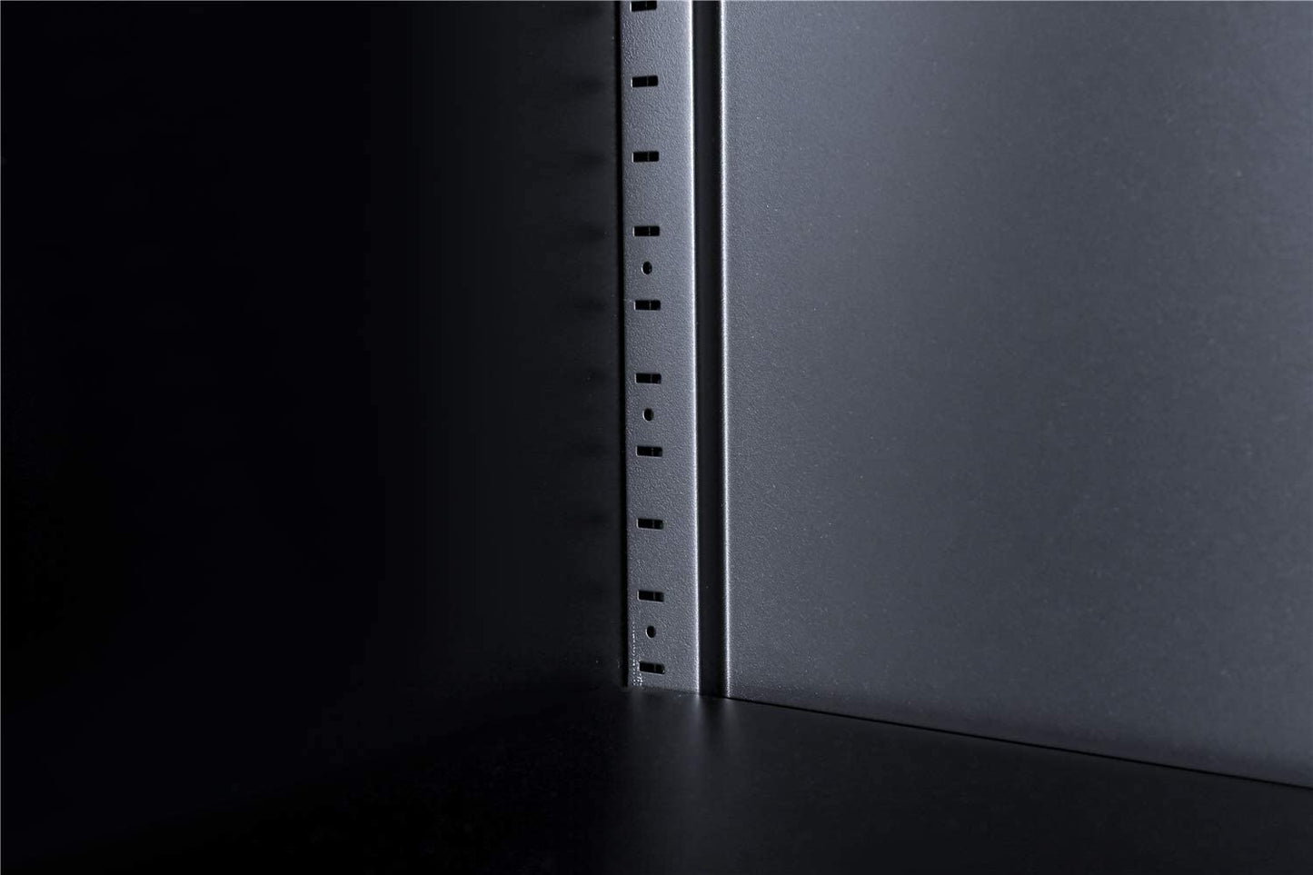 Small Size Office Cabinet Black Color with Two Layer Lockable (30" Glass Door, Black)