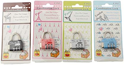 Roll over image to zoom in Black Color Mini Size Mechanical Coded Lock ...