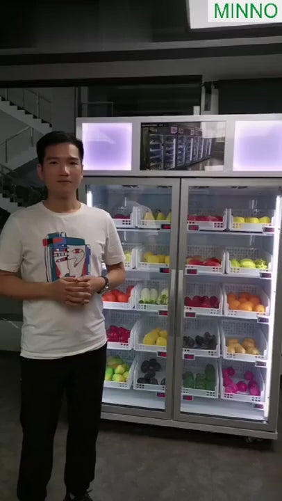 Smart fridge vending machine card reader for sale in the unmanned supermarket