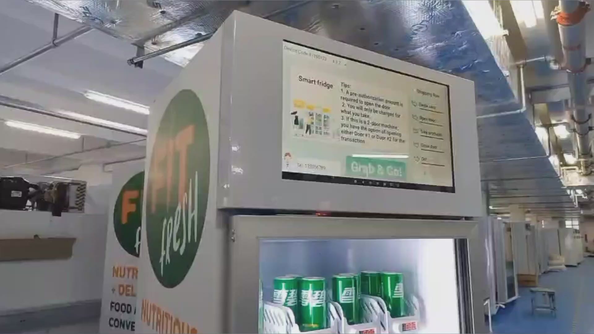 Frozen fish meat vending machine freezer food smart fridge vending machines for ice cream